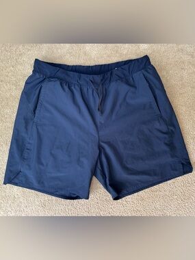 Old Navy Men's Navy Athletic Shorts with Drawcord